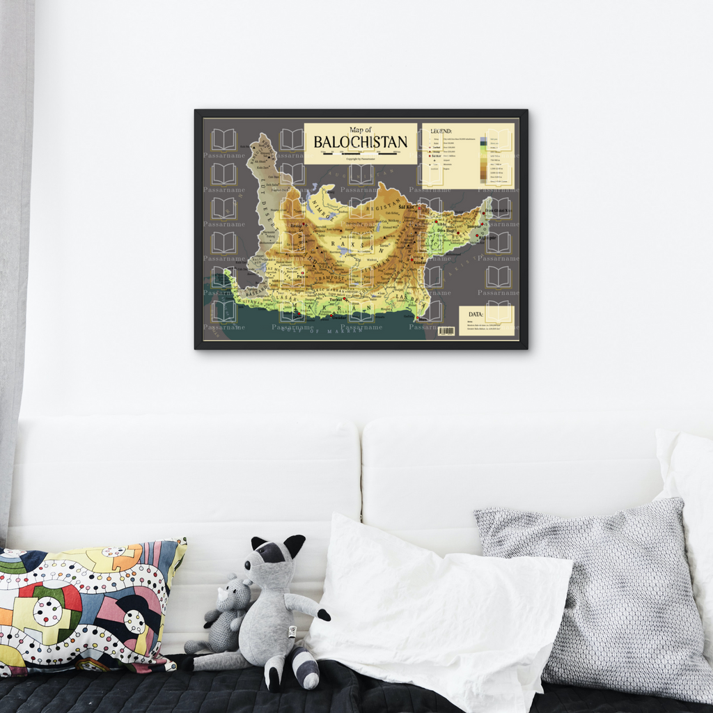 Map of Balochistan 