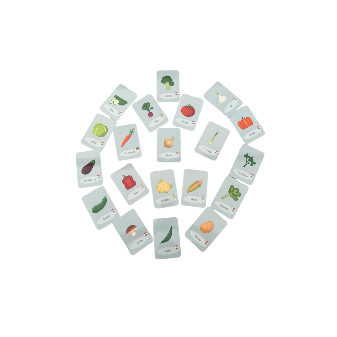 Vegetable flashcards