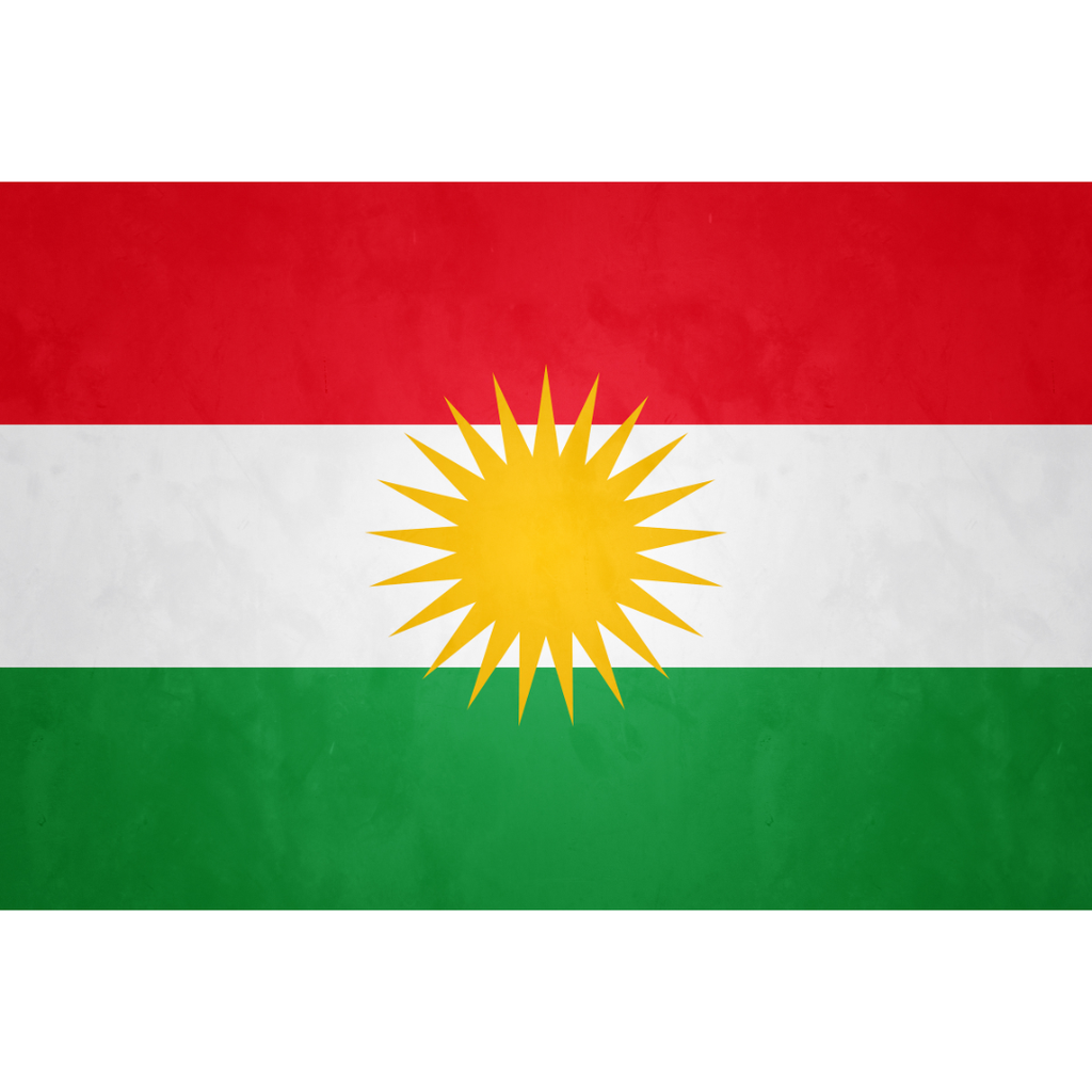 Kurdistan Flagge