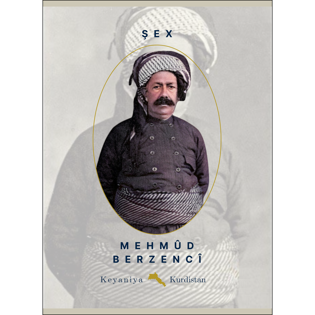 Canvas portrait of Shex Mehmud Berzincî