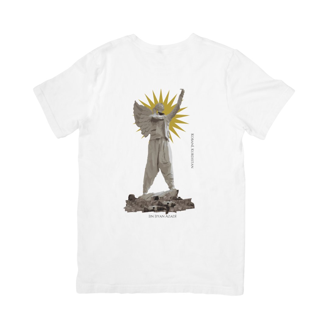 YPJ statue T-shirt